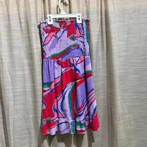 Juicy Couture Multicolor Abstract Mini Dress